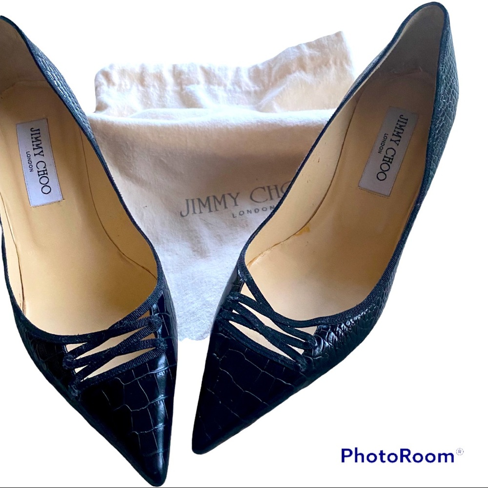 Jimmy Choo kitten heel shoes